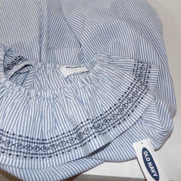 Old Navy Blue Striped Dress Girls Size 4T New with Tags - Picture 5 of 5